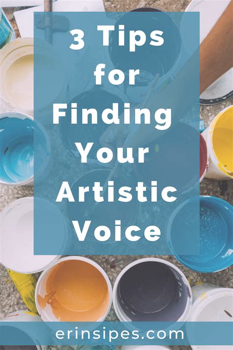 Three Tips for Finding Your Voice As An Artist