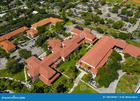 Aerial Photo Barry University Miami Florida College Campus Stock Photo - Image of point, school ...