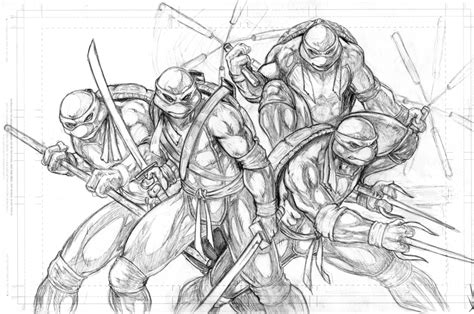 TMNT Sketch | Turtle sketch, Ninja turtle drawing, Ninja turtles art