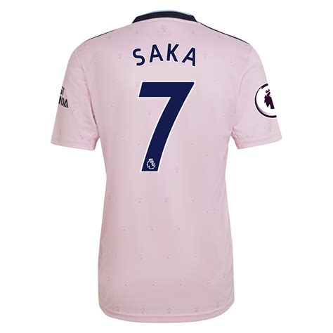 Bukayo Saka Arsenal 23/24 Authentic Home Jersey by adidas - Arena Jerseys