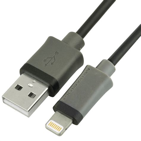 Shop New Apple MFI Certified Lightning to USB Cable (Black - 10 Feet ...