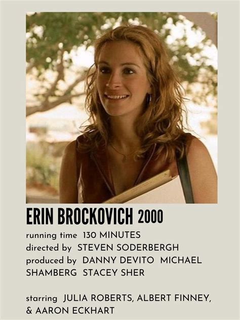 Erin Brockovich Minimal Movie Poster | Erin brockovich, Movie posters minimalist, Feminist movies