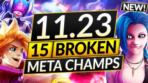 NEW UPDATED 15 BEST Champions for Season 12 (Patch 11.23) - LoL Guide ...