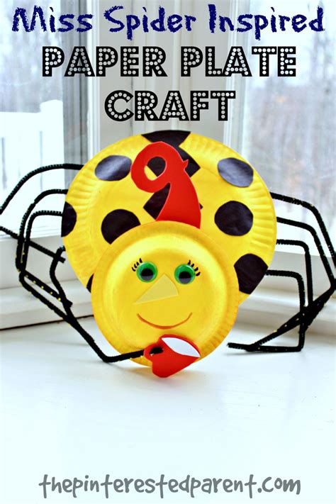 Paper Plate Miss Spider Craft – The Pinterested Parent