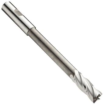 Niagara Cutter SLRC602 High Speed Steel (HSS) Square Nose End Mills, Extra Long Length, Long ...