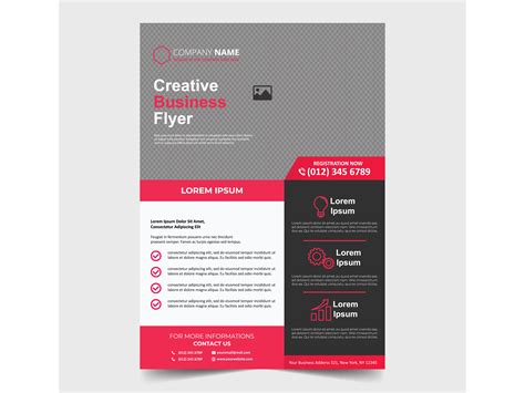 Creative Business Flyer Template Design Graphic by Designer_WR · Creative Fabrica