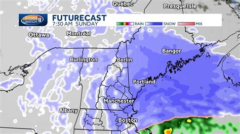 New Hampshire hourly weather: Updated timeline for weekend snowstorm ...