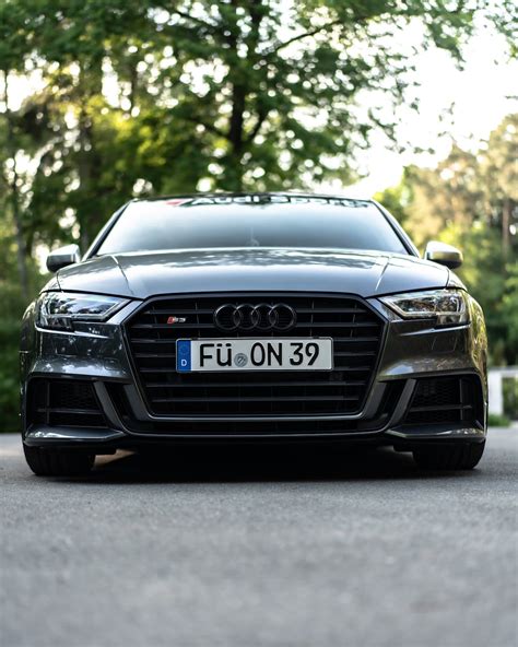 Black Audi S3 Parked on the Road · Free Stock Photo