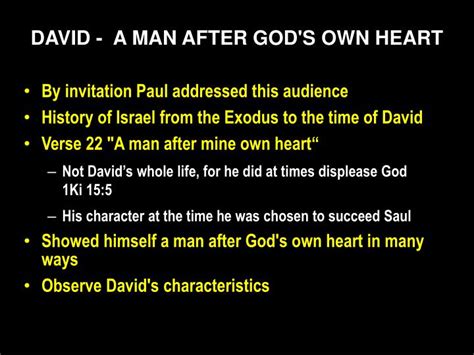 PPT - DAVID - A MAN AFTER GOD'S OWN HEART PowerPoint Presentation, free download - ID:1752057