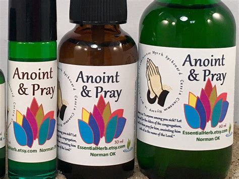 ANOINTING OIL Prayer Oil Essential Oil Healing Anoint - Etsy