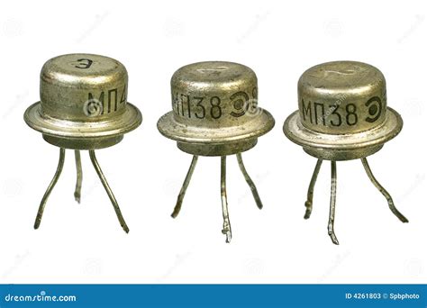 Tree Vintage Electronic Transistors Stock Image - Image of electron ...