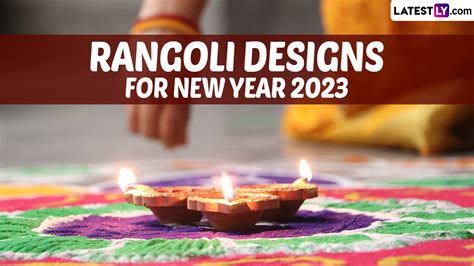 Festivals & Events News | Muggulu Designs and Happy New Year 2023 Rangoli Patterns To Draw on ...