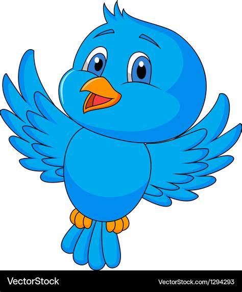 Cartoon Blue Bird