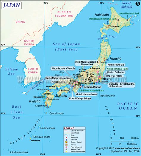 japan map