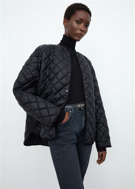 Quilted jacket black - Totême