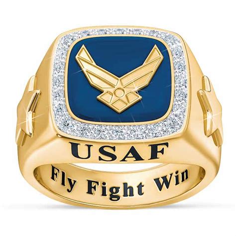 Personalized U.S. Air Force Ring