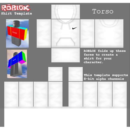 Roblox Zip Up Template