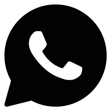 Whatsapp Logo Transparent Png Whatsapp Logo Vector Black | Hot Sex Picture