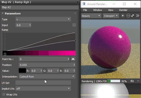 How to create a gradient using the Arnold ramp rgb map in 3ds Max | 3ds Max | Autodesk Knowledge ...