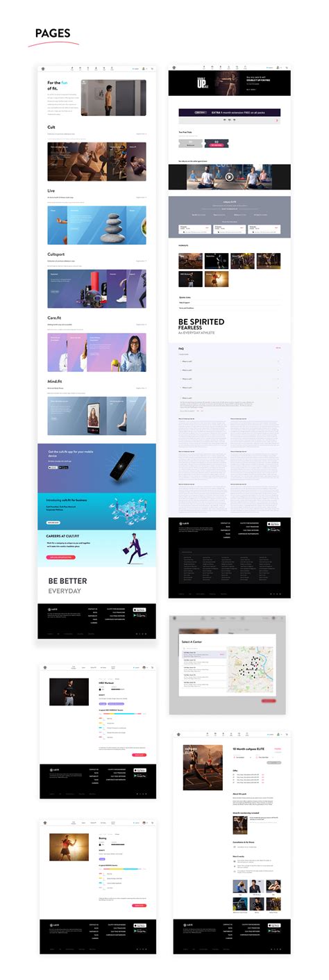 Cult.fit Design System Redesign :: Behance