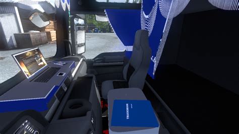 ETS 2: One Interior with Curtains v 1 Interieurs Mod für Eurotruck Simulator 2