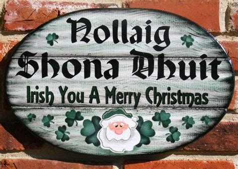 Items similar to Irish Christmas Sign, Irish Christmas Welcome Plaque ...