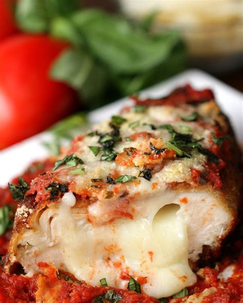 Stuffed Chicken Parmesan Recipe by Tasty | Recipe | Chicken parmesan recipes, Recipes, Cooking