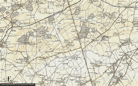 Historic Ordnance Survey Map of Croydon, 1899-1901