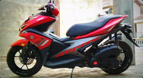 Yamaha aerox 155 the red girang 2018