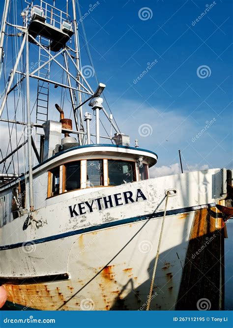 Fishing boat Keythera editorial image. Image of radar - 267112195