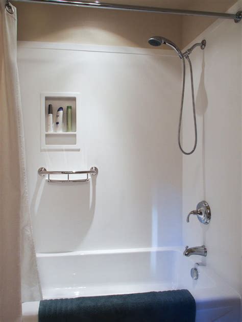 Fiberglass Tub Shower Home Design Ideas, Renovations & Photos