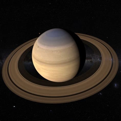 saturn moons 4k c4d