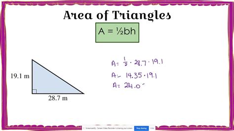 Area Of Triangle