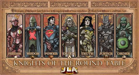 King Arthur X Justice League = JLA: Knights Of The Round Table – YBMW