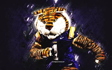 Download wallpapers Mike the Tiger, Louisiana State University mascot ...