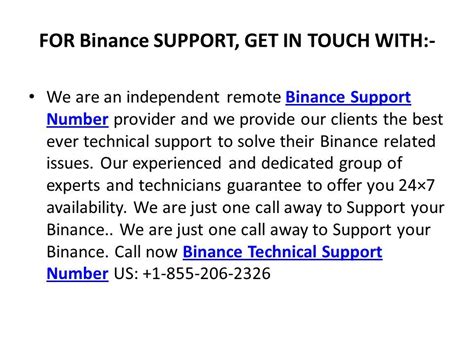 USA Binance Customer Support Number while facing any technical issue. - ppt download