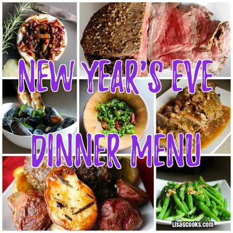 New Year's Eve Dinner Menu 2018 - Lisa G Cooks