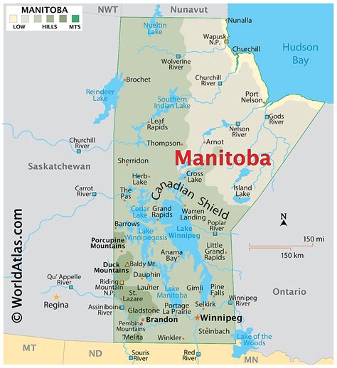 Manitoba Maps & Facts - World Atlas