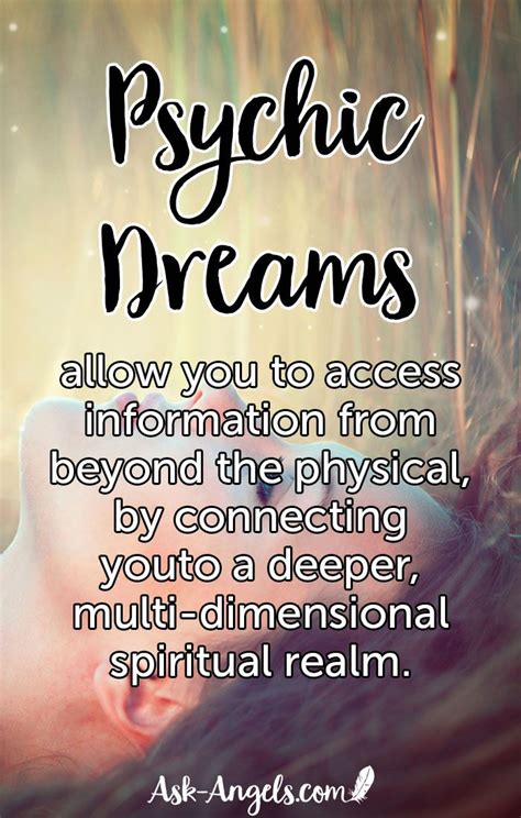 Psychic Dreams- Do You Have Them? Find Out Here | Psychic dreams, Spiritual words, Spirituality