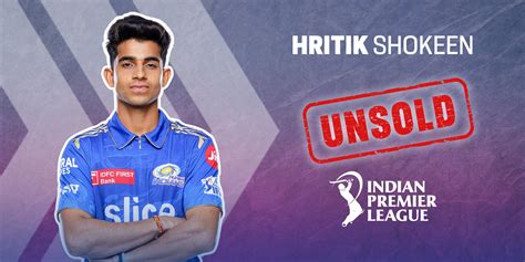 IPL 2024 auction: Released by Mumbai Indians, Hritik Shokeen remains unsold