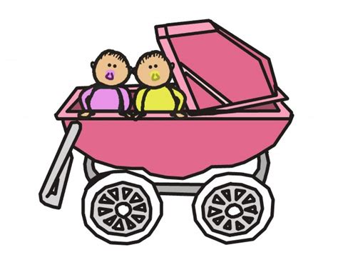 Twin Girls In Stroller Free Stock Photo - Public Domain Pictures