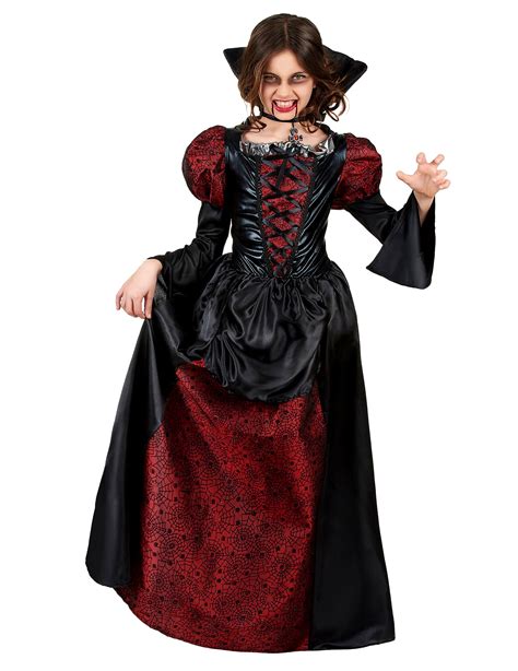 Costume da contessa vampiro per bambina Halloween - Vegaoo