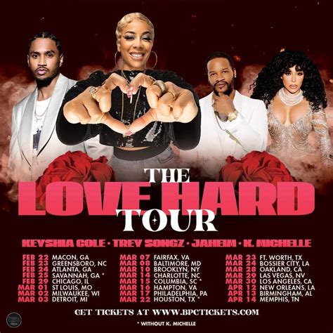 'The Love Hard Tour' Lineup Announced: Keyshia Cole, K. Michelle and More