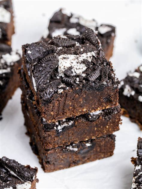 Healthified Vegan Oreo Brownies – Using Go Cook, exclusively for Tesco - Nadia's Healthy Kitchen ...