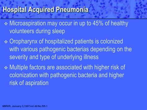 PPT - Hospital Acquired Pneumonia PowerPoint Presentation, free download - ID:3590483