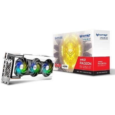 Placa de Vídeo Sapphire Nitro+ RX 6950XT Pure Gaming OC, ARGB, 16GB GDDR6, Arquitetura RDNA2 ...