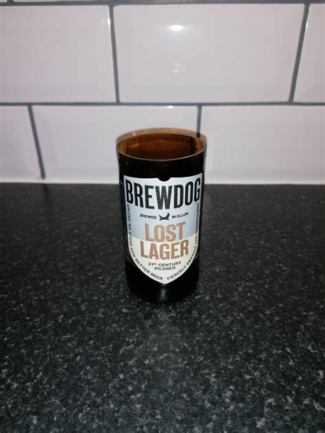 Brewdog Lost Lager 330ml Recycled Glass Bottle Into Tumbler - Etsy