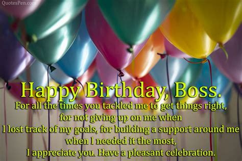 Happy Birthday Wishes for Boss - Bday Quotes to Boss Birthday Wishes For Boss, Happy Birthday ...