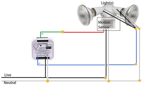 Motion Sensor Light Wiring Diagram Australia Pir Sensor Wiri