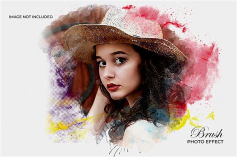 Premium PSD | Watercolor painting brush effect